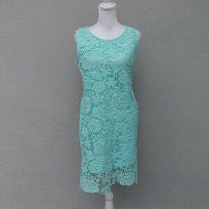 Anthropologie Solitaire Dress Lace Sleeveless Shift Dress New with Tags Med